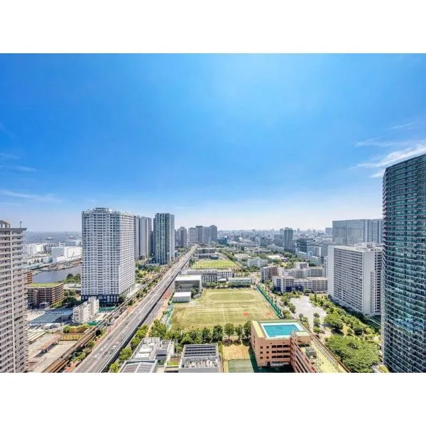 フェイバリッチタワー品川 眺望：バルコニー南側から