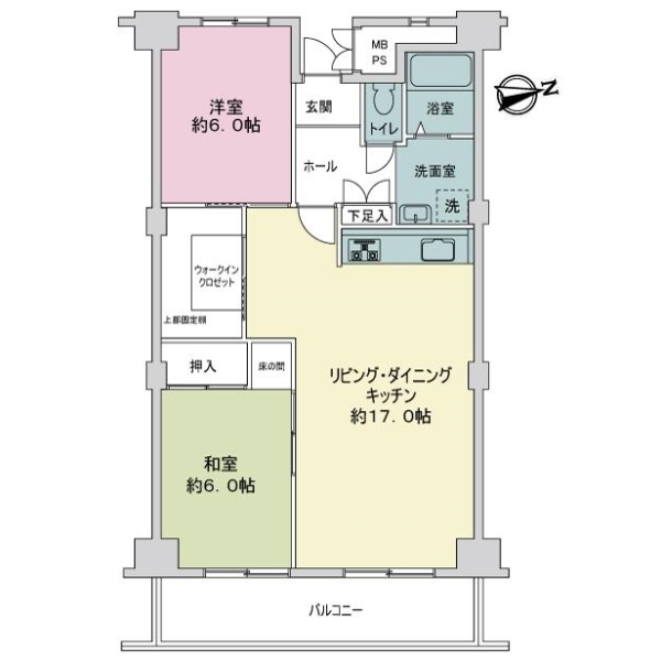 豊栄浦和常盤マンション 間取図