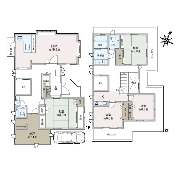 西宮市二見町 間取図