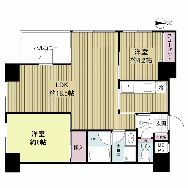 シンフォニーリサーチパークEast 間取図