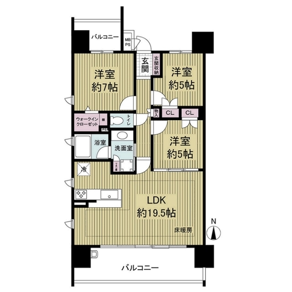 ライオンズ名古屋ステーションアクシス 間取図