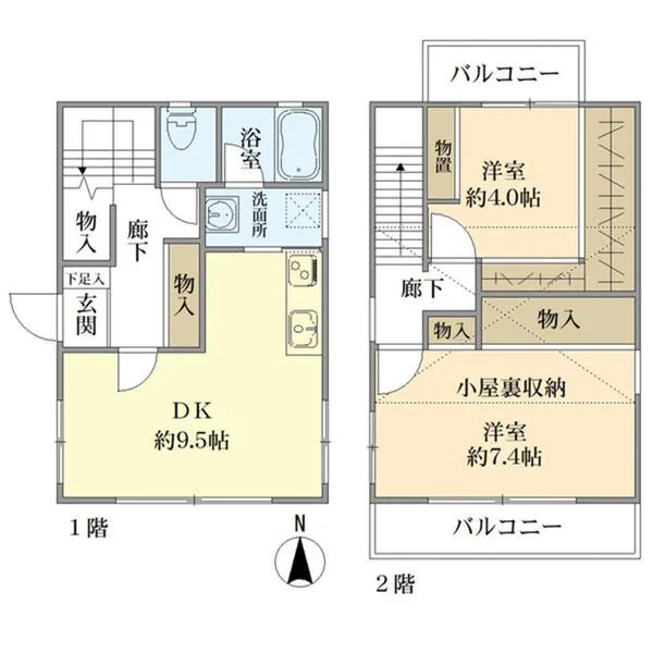調布市八雲台１丁目 間取図