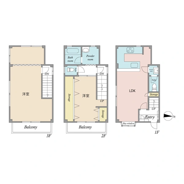 荒川区東日暮里５丁目 間取図