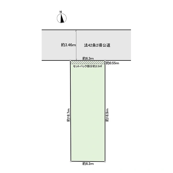 杉並区荻窪３丁目 区画図