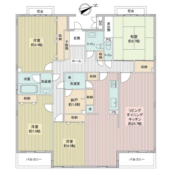 石神井ガーデンハイツ 間取図