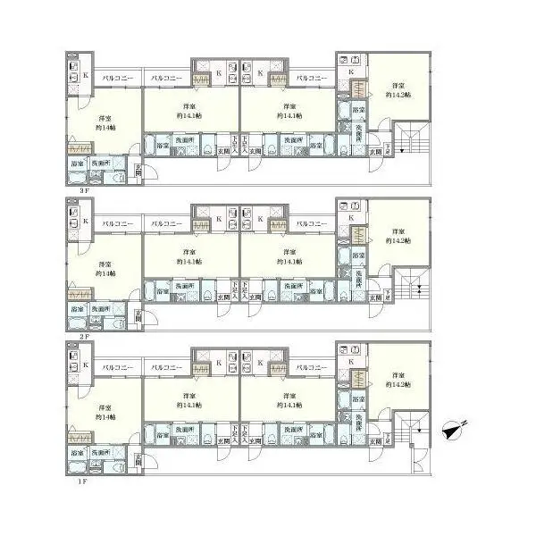 相模原市中央区矢部２丁目 間取図