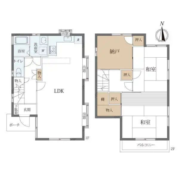 足立区伊興１丁目 間取図