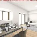 ルネ門前仲町B 完成予想CG※実際のものとは異なります。