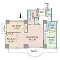 シテヌーブ北千住３０ 間取図