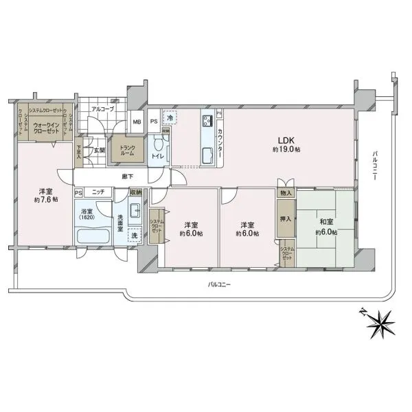 ディーグラフォート東静岡 間取図
