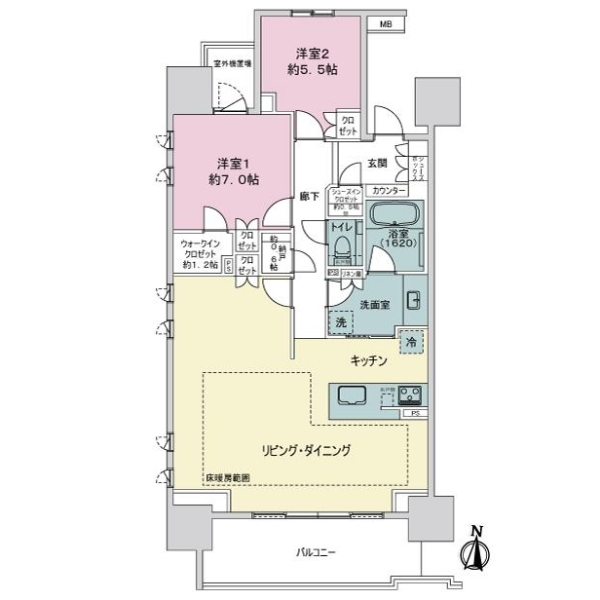 ザ・パークハウス丸の内三丁目 間取図