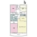 ライオンズマンション新松戸 間取図