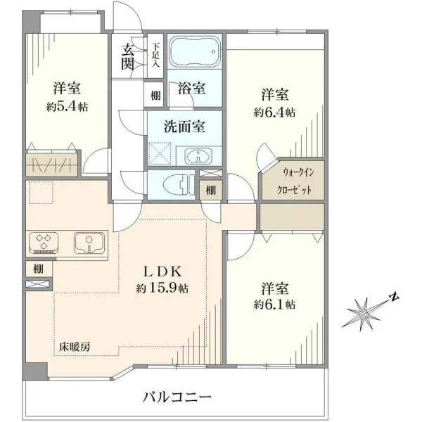アンビシャス柏 間取図