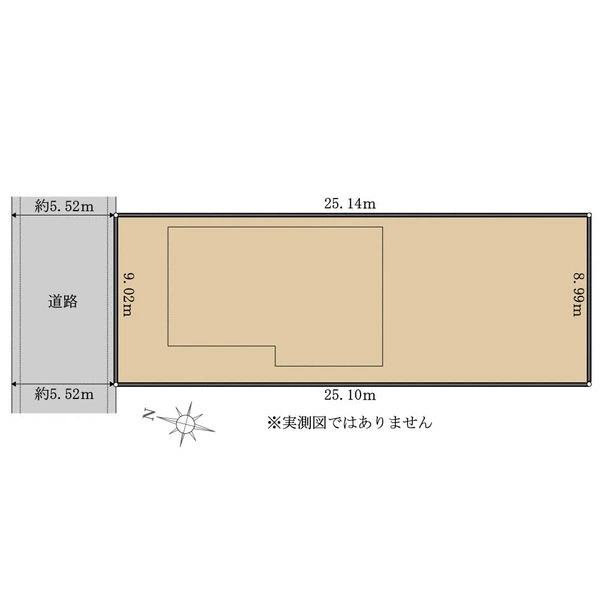 品川区北品川５丁目 区画図