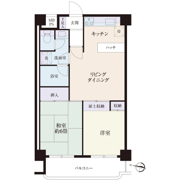 キャッスルマンションヨコハマ高島台 間取図
