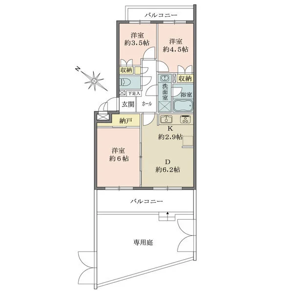 藤和神大寺コープＩＩ 間取図