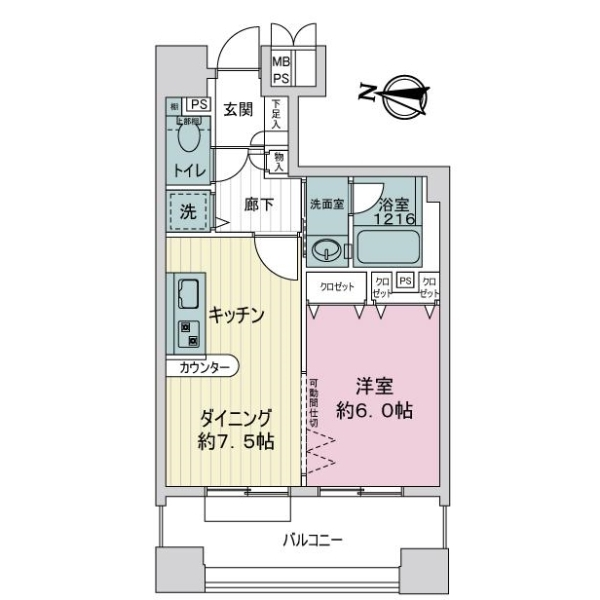 ライオンズステーションプラザ立石 間取図