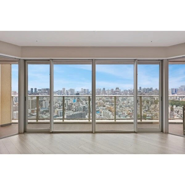 イーストコモンズ清澄白河セントラルタワー LDKからの南西方向の眺望