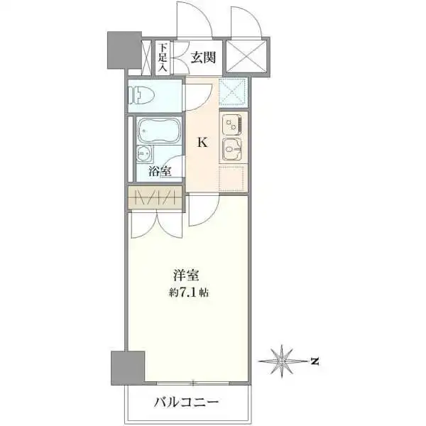 キャッスルステージ浅草吾妻橋 間取図