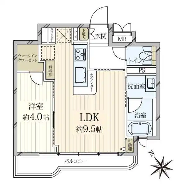 ジェイパーク青葉台アパートメント 間取図