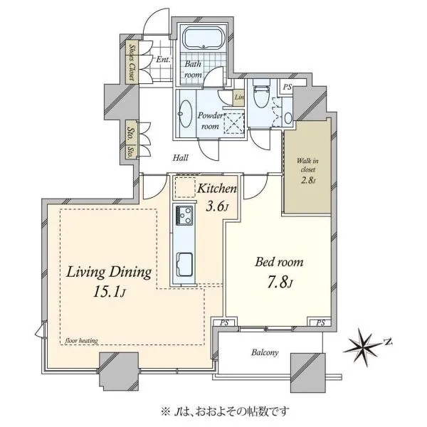 シティタワー高輪 間取図