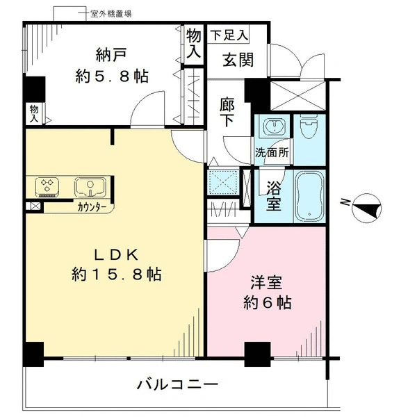 プレサンス神戸三宮 間取図