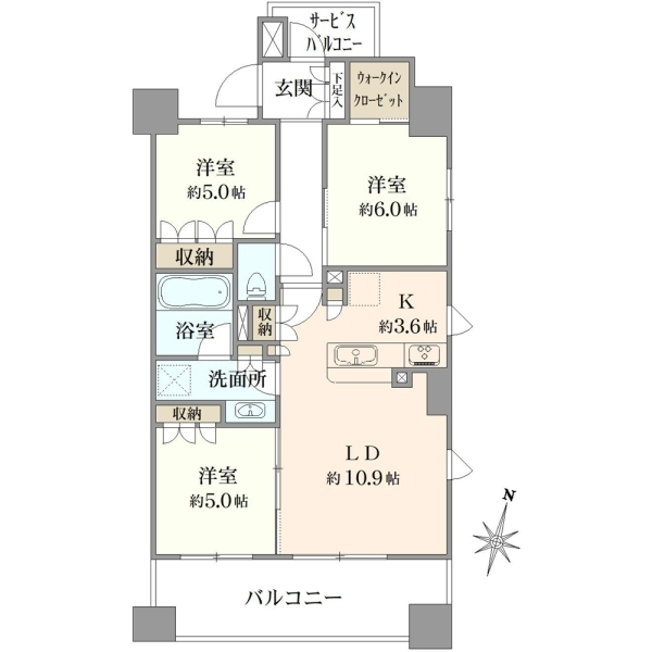 プレミスト本千葉ステーションフロント 間取図