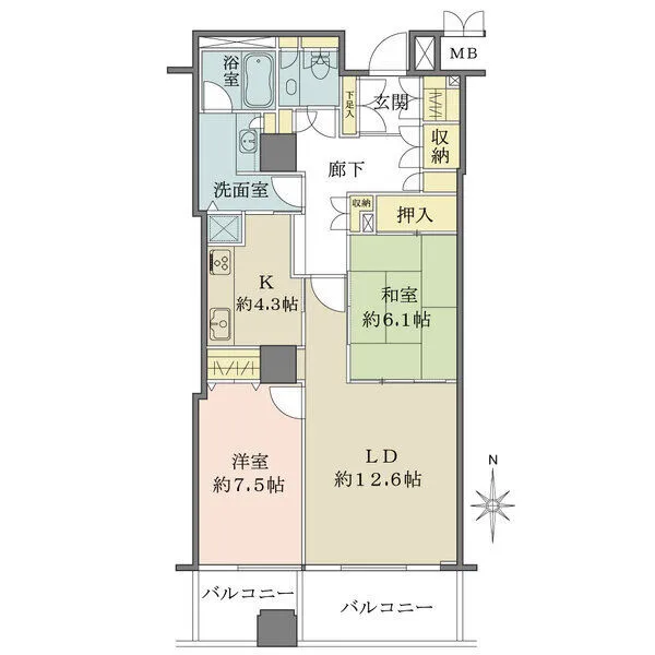 ＯＡＰレジデンスタワー西館 間取図