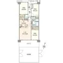 ジオ調布 間取図