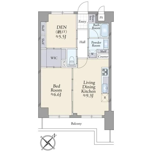 ヴェラハイツ武蔵小山 間取図