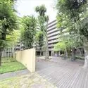 桜堤庭園フェイシア 中庭（２０２６年６月撮影）