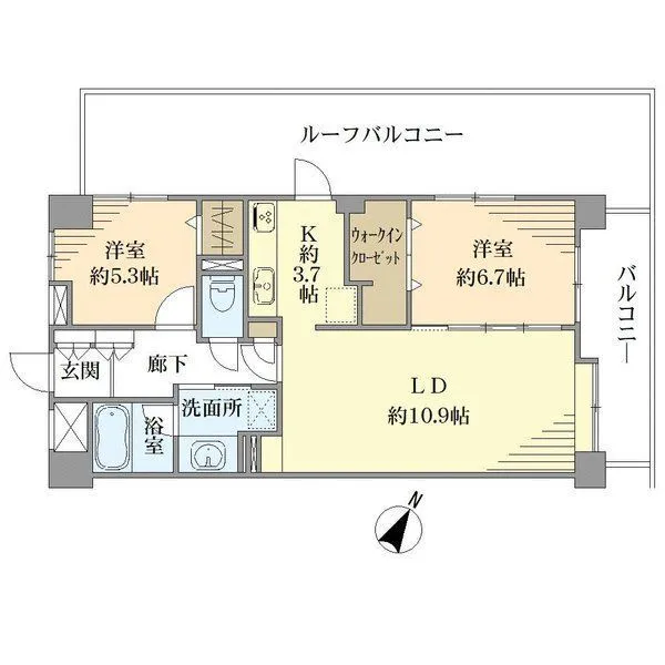 アルテシアン広尾 間取図(平面図)