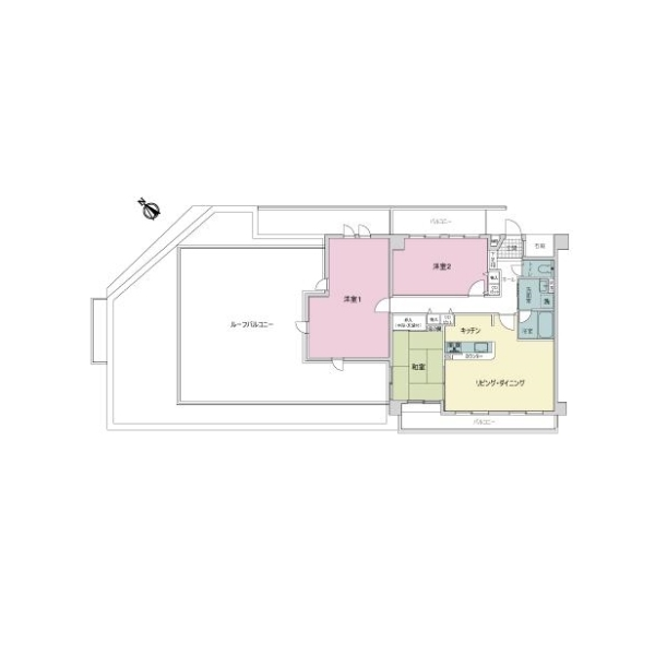 サンシティガーデンヒルズ千種 間取図