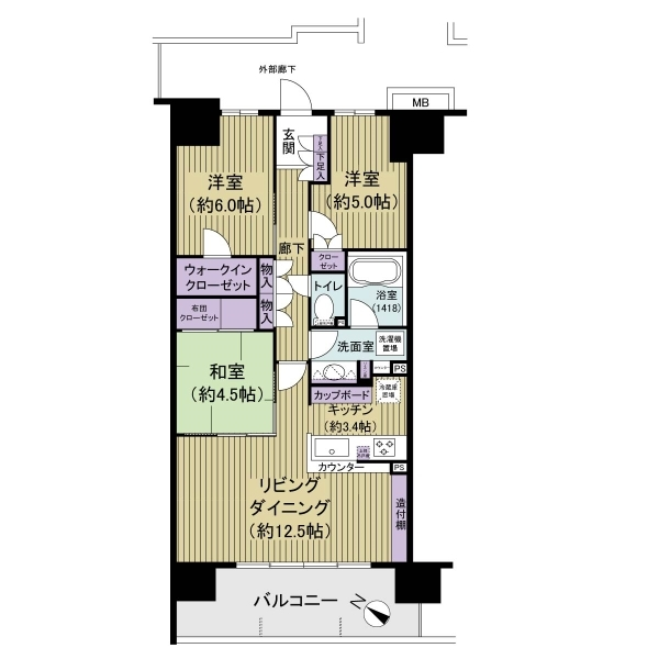 ファインシティ東松戸モール&レジデンス 間取図