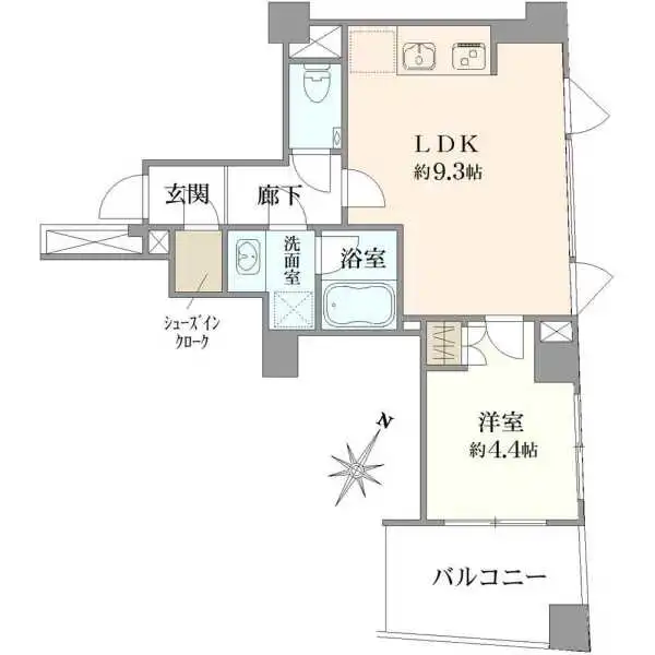 イニシアイオ杉並和泉 間取図