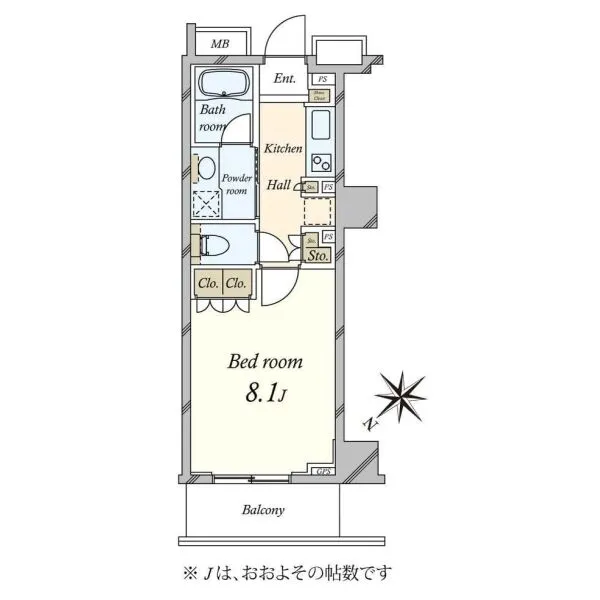 グランスイート代々木 間取図
