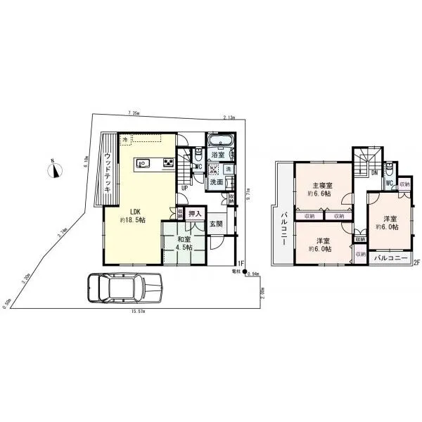 豊中市上野東１丁目 間取図