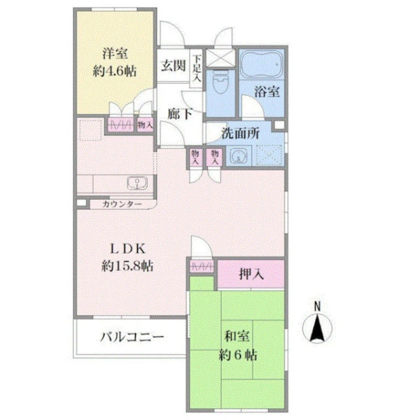 ニックアーバンハイム日吉第２ 間取図