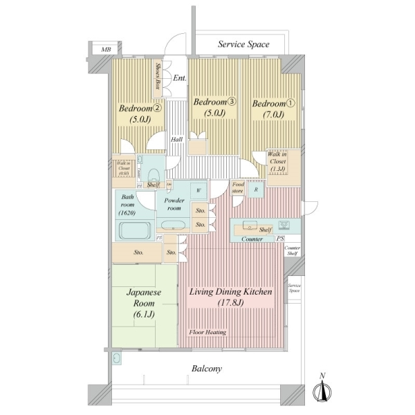 BELISTA溝の口 間取図