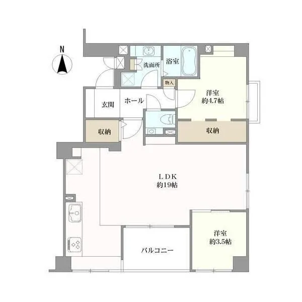 グランドステージ世田谷 間取り図