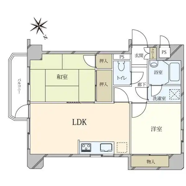 トーア亀戸マンション 間取図