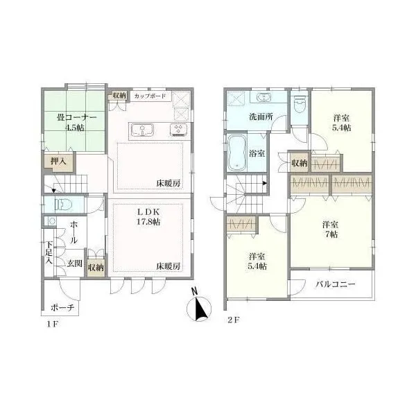 名古屋市千種区萱場２丁目 間取り
