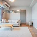 ブリリアタワー有明ミッドクロス 柱が出ていない為、家具のレイアウトがしやすく、スッキリとした印象です。