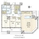 パークタワーグランスカイ 間取図