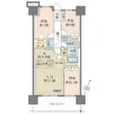 ザ・パークハウスオイコス赤羽志茂 間取図