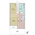 妙蓮寺コーポラス 間取図