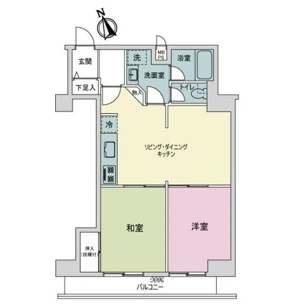 ライオンズマンション大森第８ 間取図
