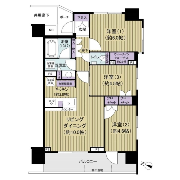 ウィルローズ小岩 間取図