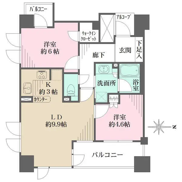 久屋アインス 間取図