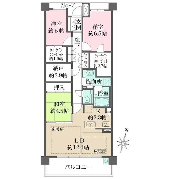 パークホームズ京都上賀茂 間取図
